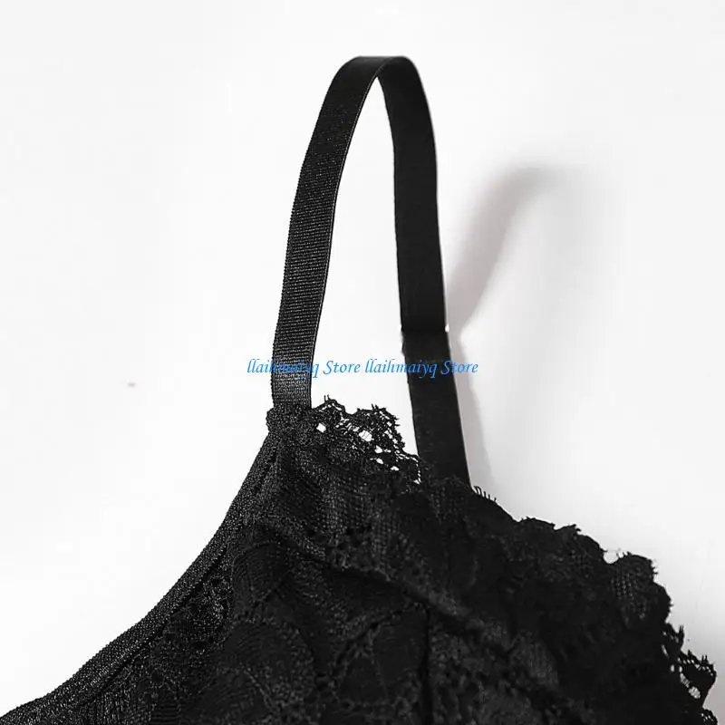 573B Lace and Mesh Bodysuit Designed for Women Comfortable and Breathable Lace Lingerie Enhancing Their Charm and Confidence