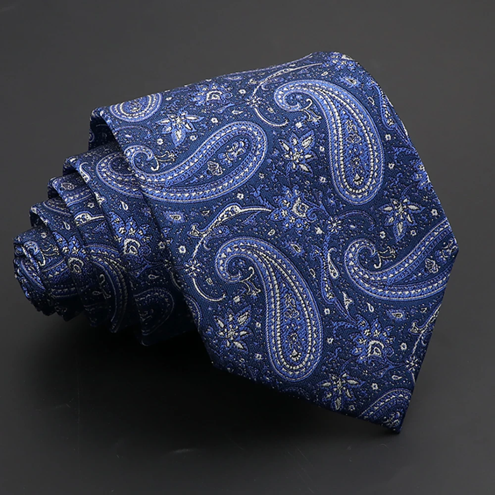 Novelty Paisley Ties Men\'s Fashion Tie 8 cm Necktie Neck Tie For Business Wedding Floral Bowtie Groom Neck Tie Cravat Gifts