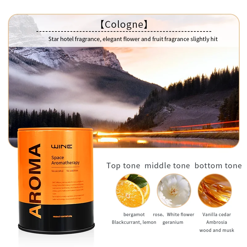 Suitable for Car Fresh Air, Iron Cans, Fragrance Cream
