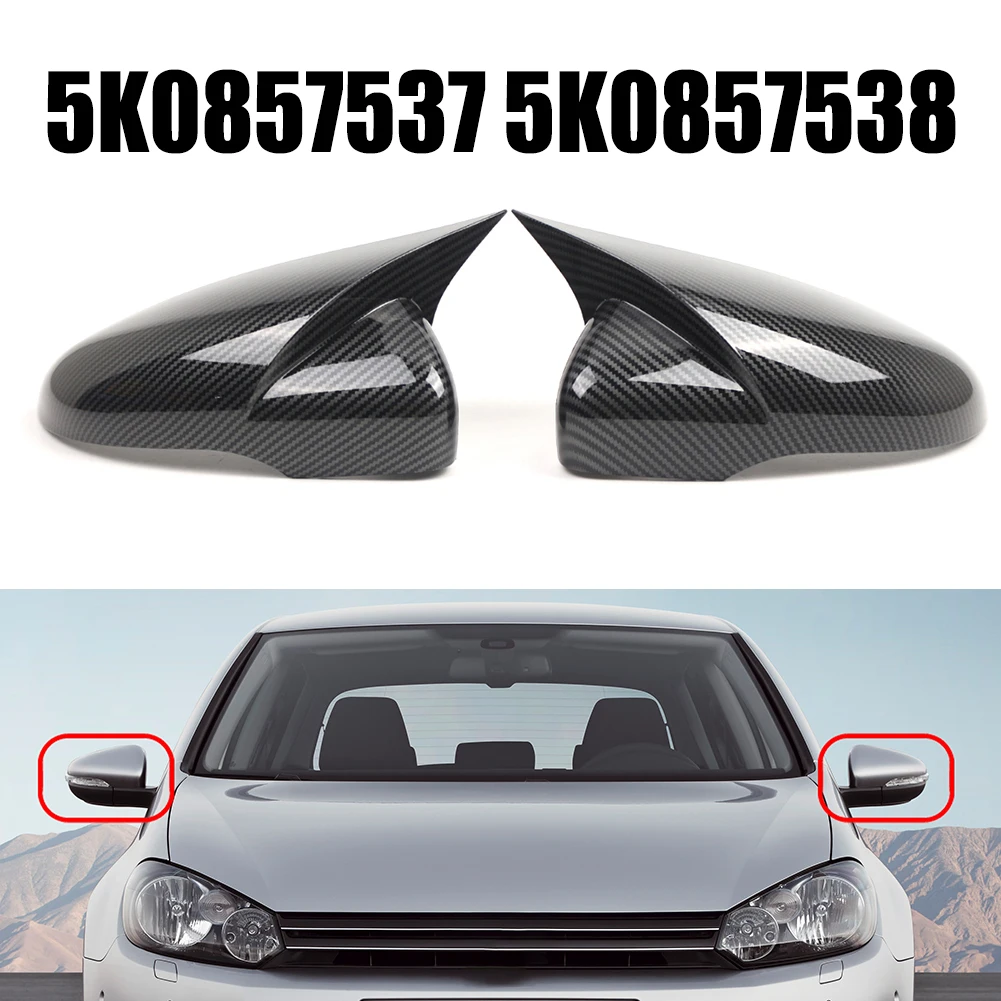 

Car Rearview Mirror ABS Carbon Fibre For Car Exterior Carbon Grain Practical Use Quick Installation Reliable Quality