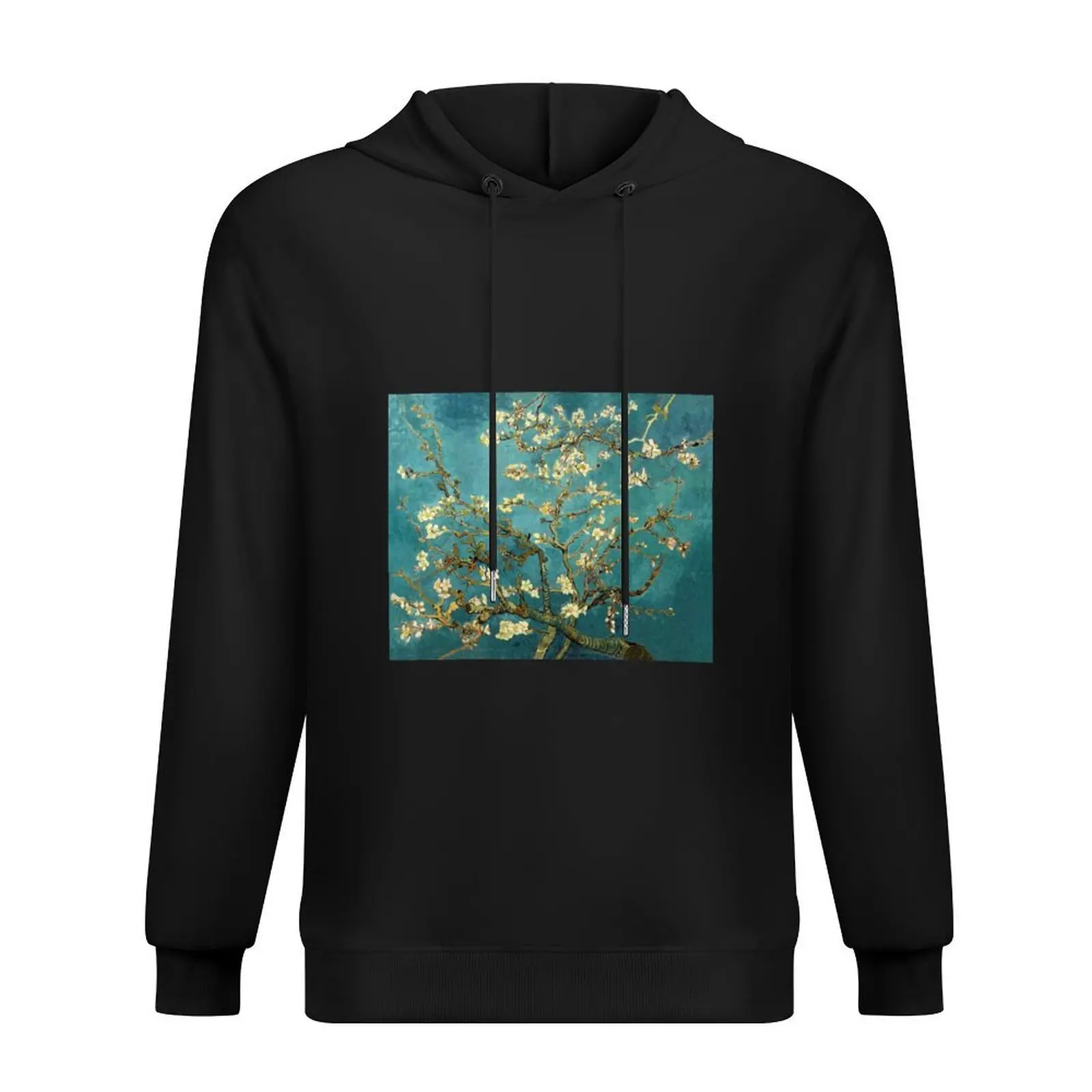 

van Gogh Almond Blossoms Famous Paintings Impressionism Hoodie mens clothing anime clothes men wear autumn graphic hoodies