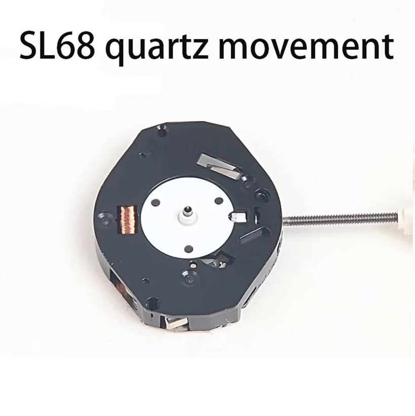 Los accesorios del reloj son adecuados para el movimiento de cuarzo SL68 sin un movimiento de tres agujas, piezas de movimiento del reloj de cuarzo