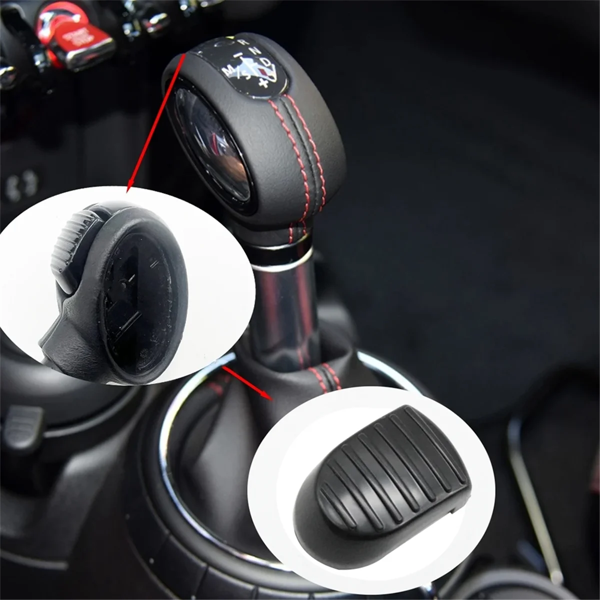 Pulsante pomello cambio leva pallamano cambio auto per BMW Mini Cooper F54 F55 F56 F57 F60 2014-2021—L49A