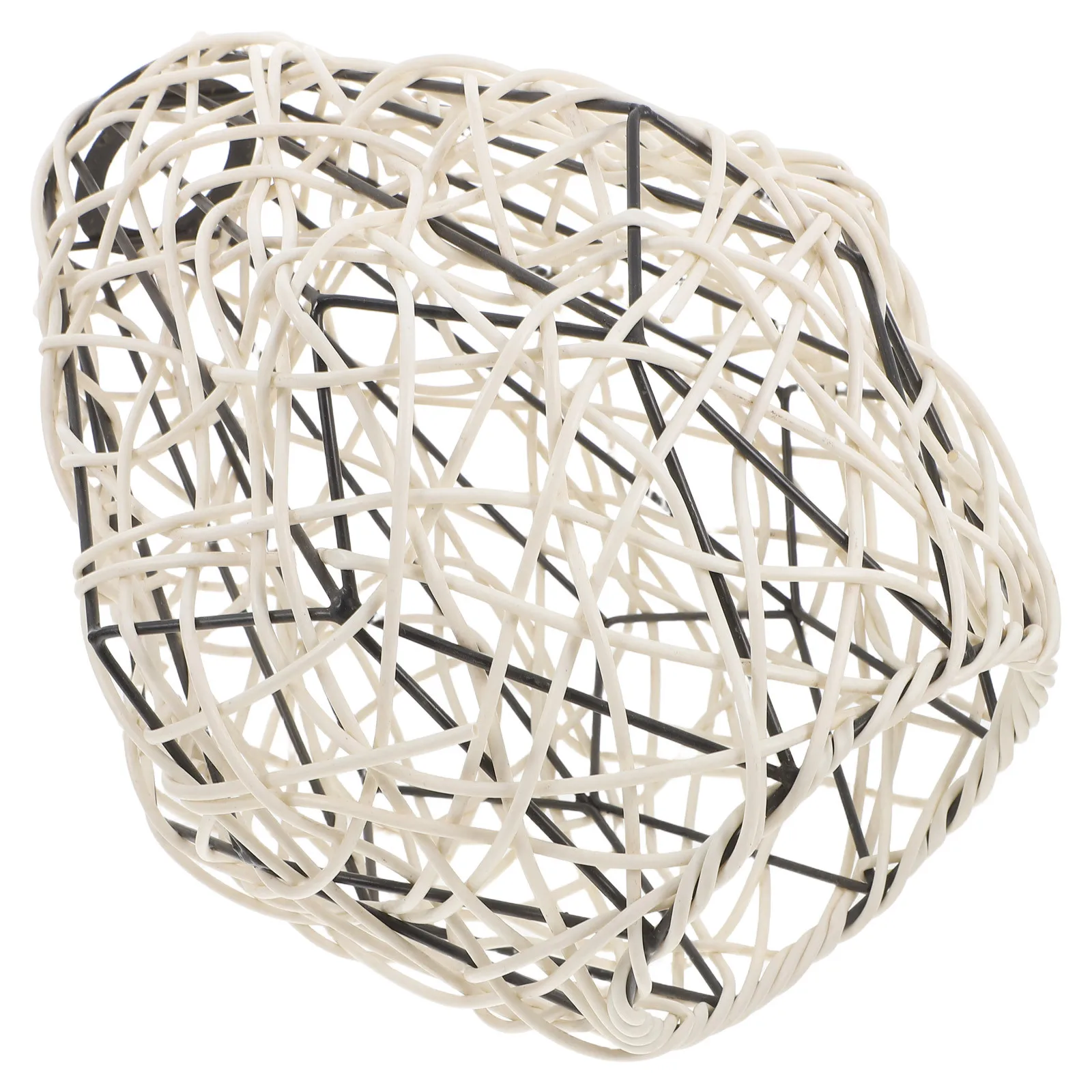 

1 шт., подвесной подвесной светильник из металлической проволоки, абажур, промышленная винтажная клетка, крышка лампы для потолочного светильника, деревенская столовая