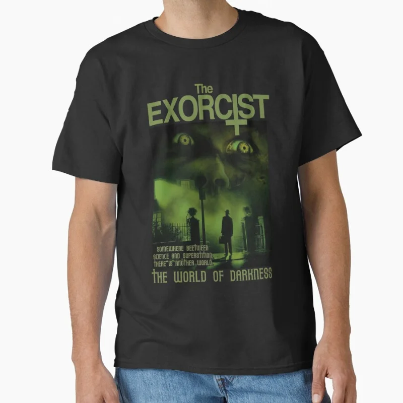 Classic Horror movie The exorcist Pazuzu face creepy demon Scary halloween Gift T shirt for men large size Tops