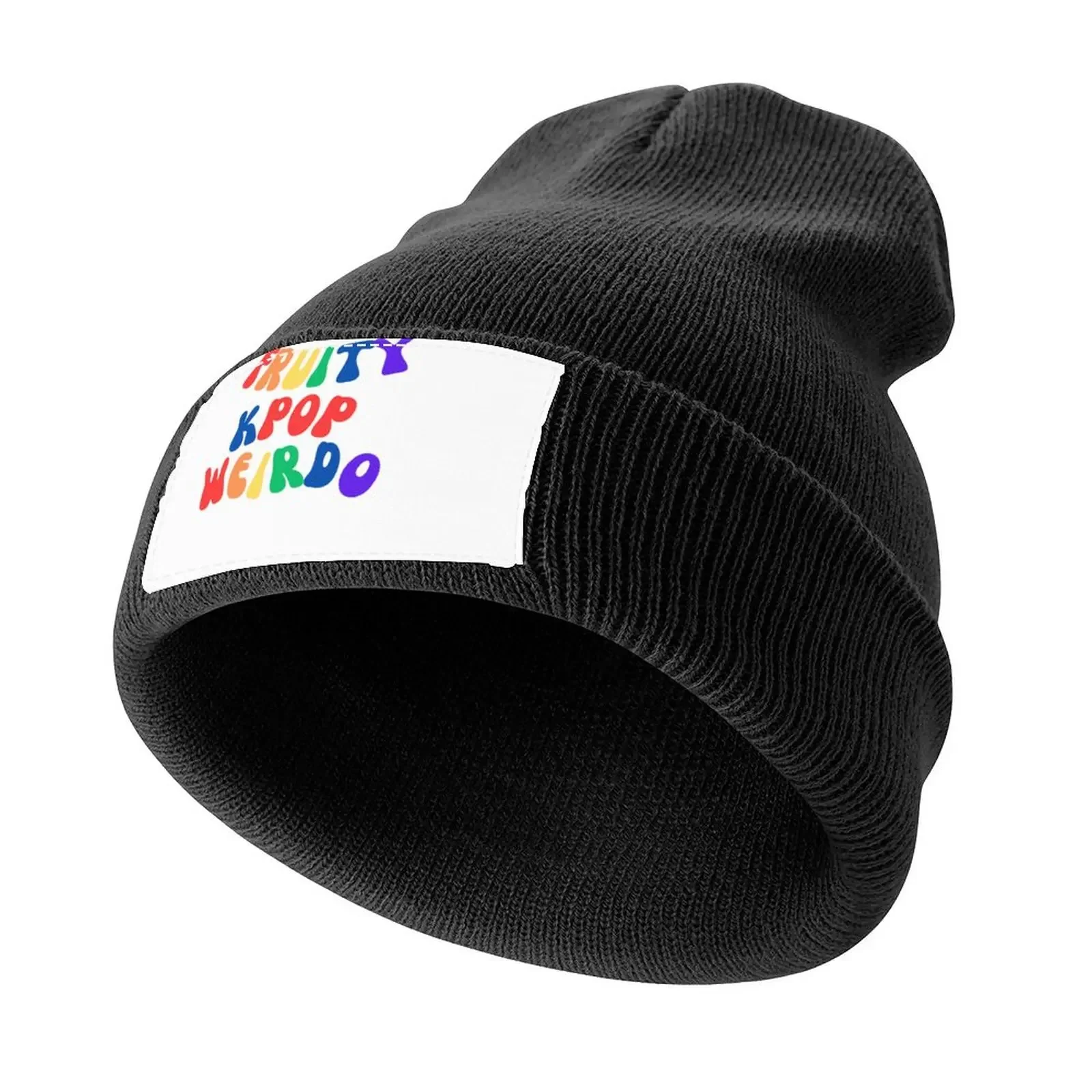 Fruity KPop Weirdo Knitted Cap Anime Hat Sunscreen Golf Wear Men Women's