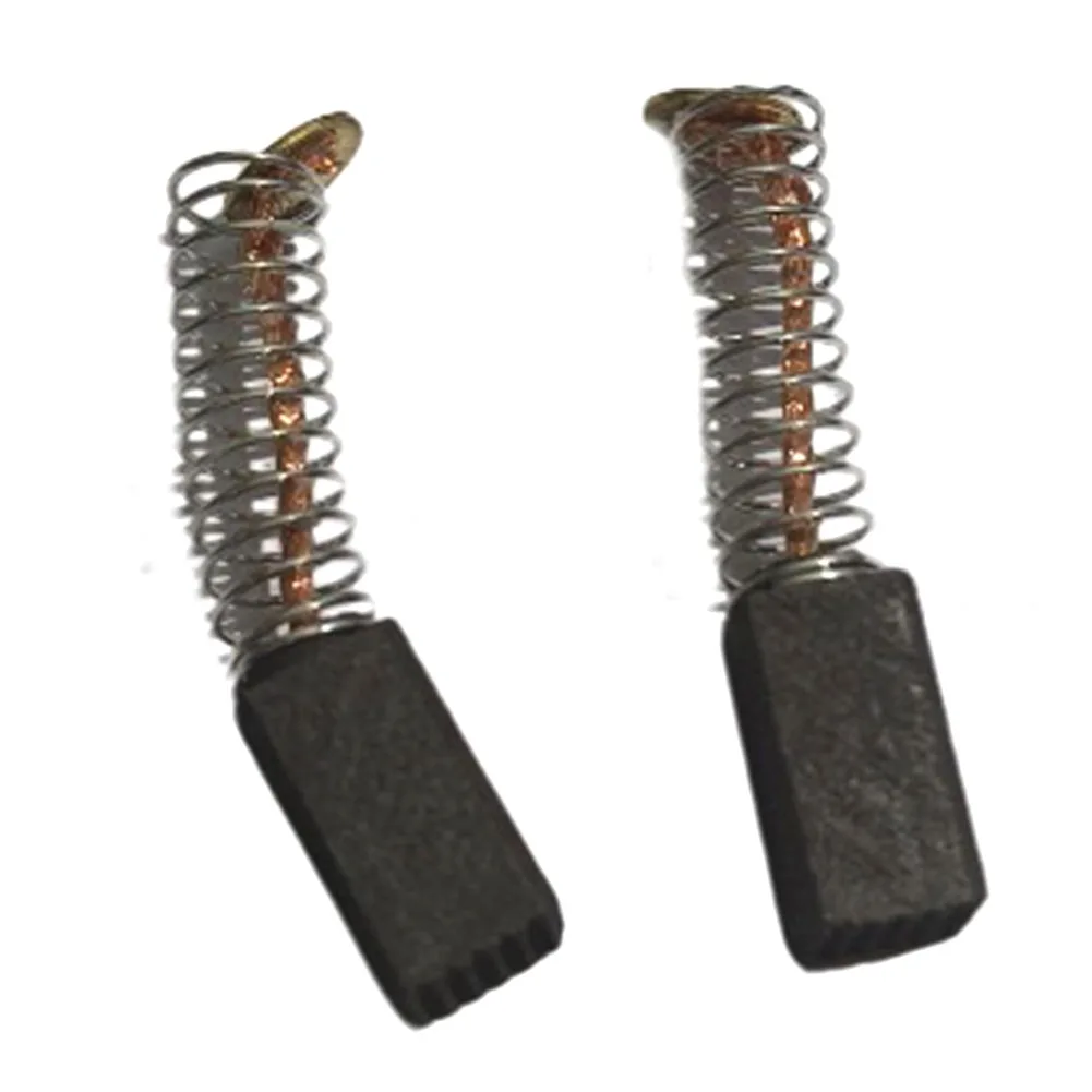 Replacement Carbon Brushes 2pcs 6.2x6.2x11.5mm for For power Tool Motor with Wire and Brush Springs for Motor Stability