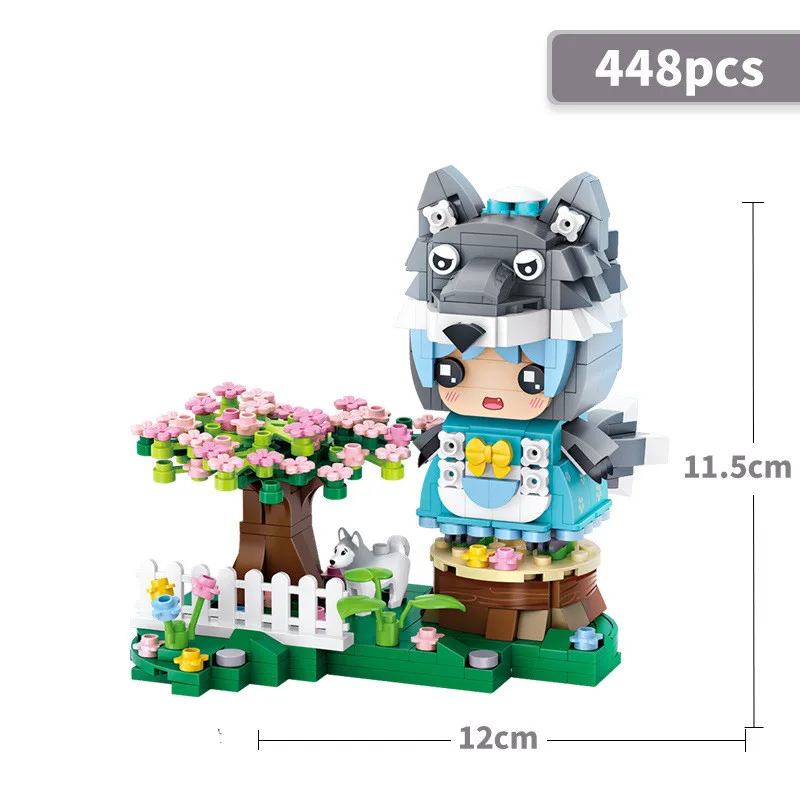 LOZ mini Blocks Building Bricks Toys Teens Gift  Animals Puzzle Home Decor 1662 1663 1664 1665