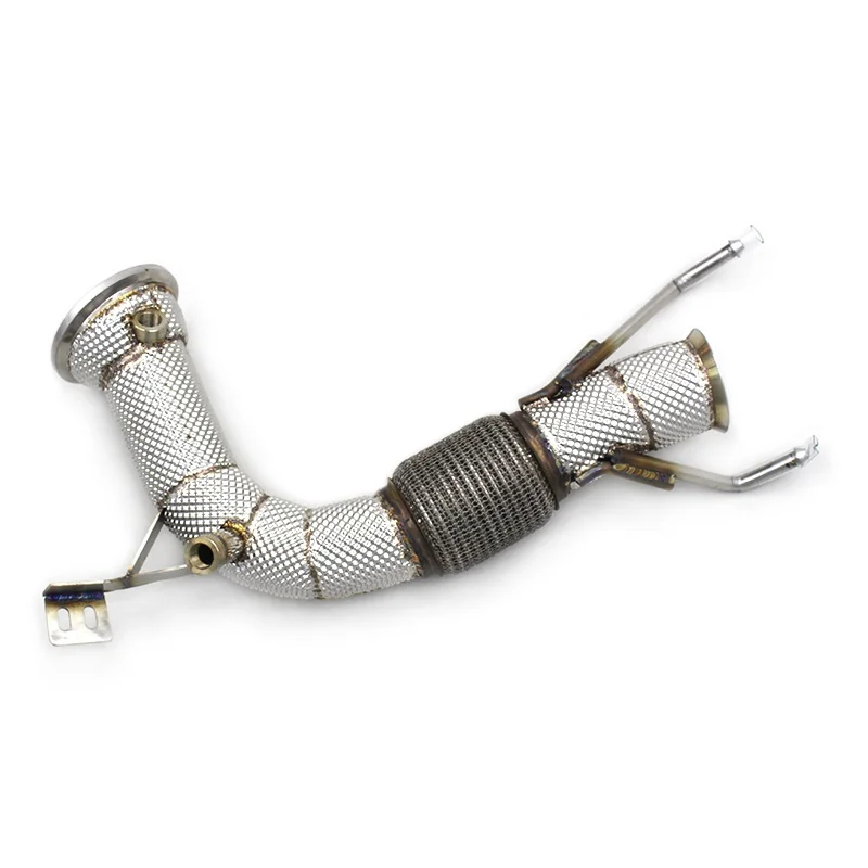 Head Section High flow Pipes Exhaust Pipes branch downpipe Exhaust Pipe with catalyst for Mini COOPER/COUNTRYMAN/JCW 2.0T