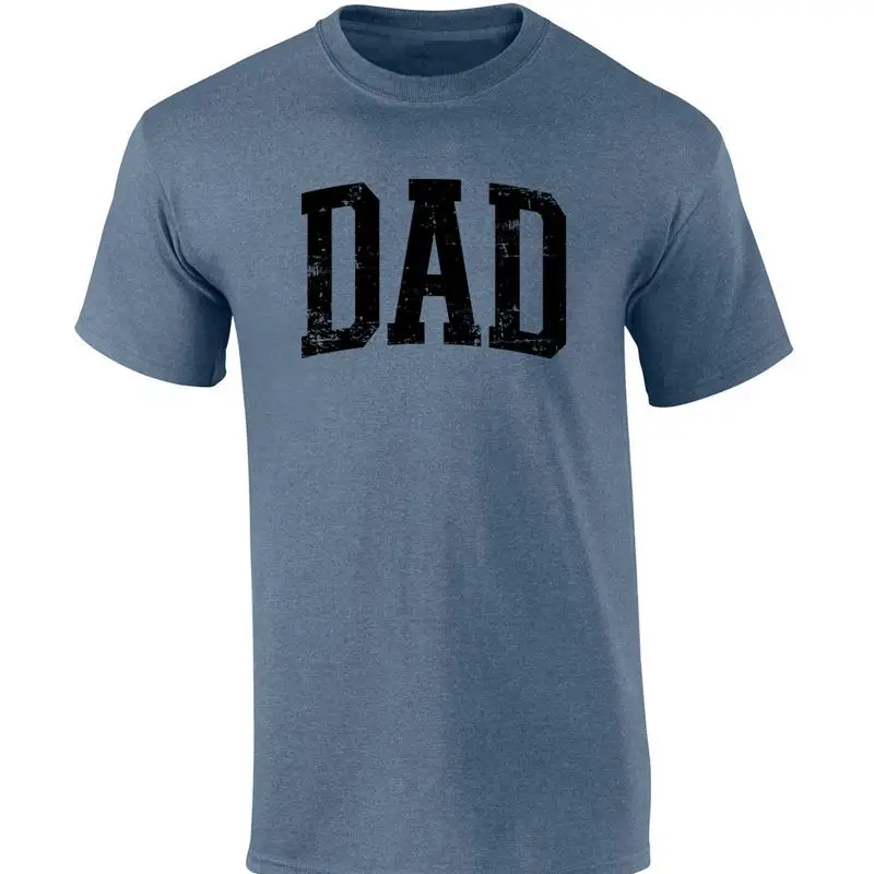 تي شيرت رجالي بأكمام قصيرة من Heather's Day Grunge Distressed Dad Cool للرجال