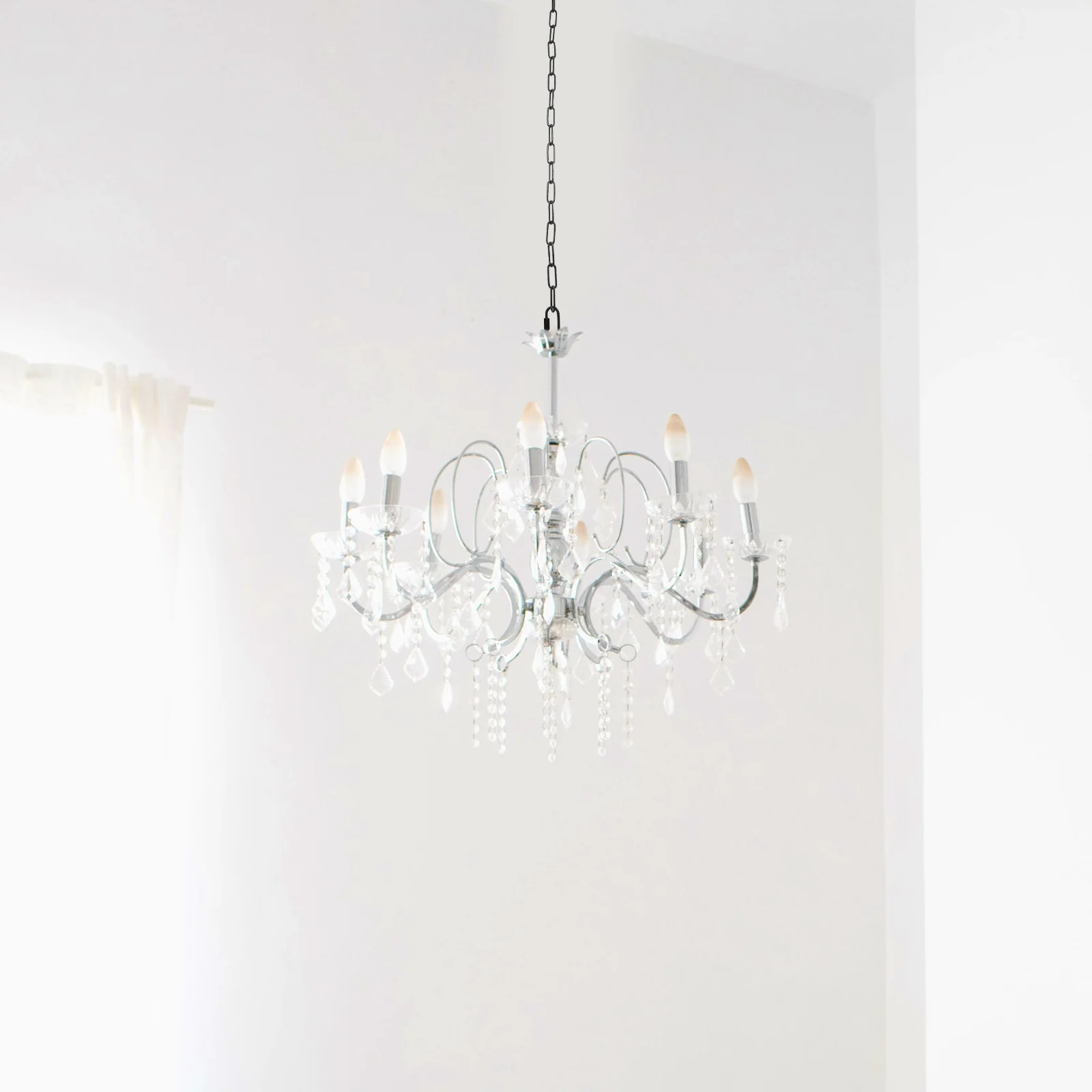 2 قطعة قلادة الإضاءة المعادن معلقة تمديد ل الثريا المنزل قلادة واجب تركيبات سلسلة مصباح السقف الزخرفية