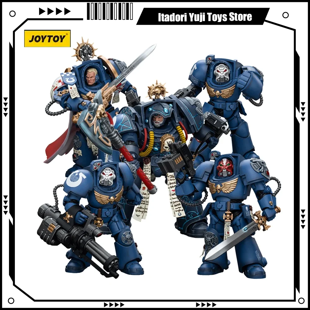 [IN STOCK]JOYTOY Warhammer 40K 1/18 Action Figures Ultramarines Terminator Squad Librarian Anime Model Game Figurine Toys Gift