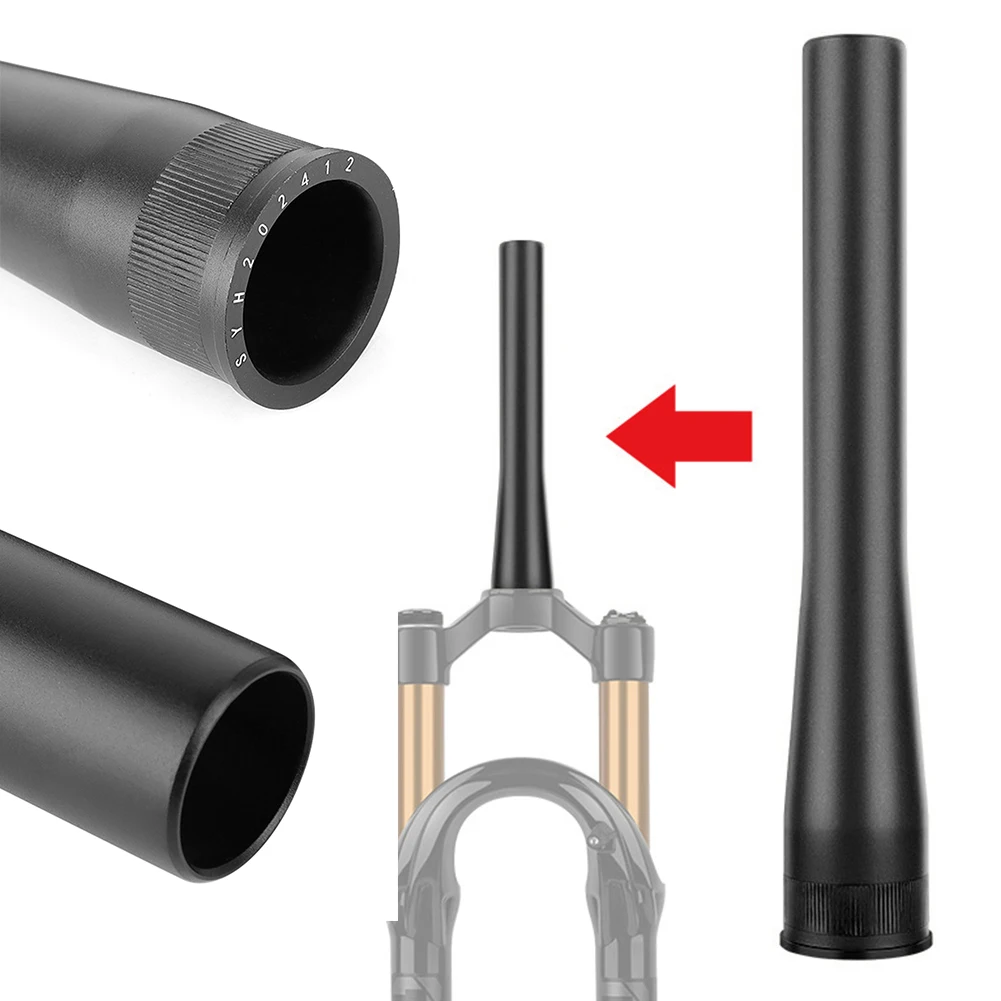 Aluminum Alloy Mountain Bicycle Fork Head Tube Replacement Steering Tube Tapered Bike Front Fork Tube Cycling MTB Accessories