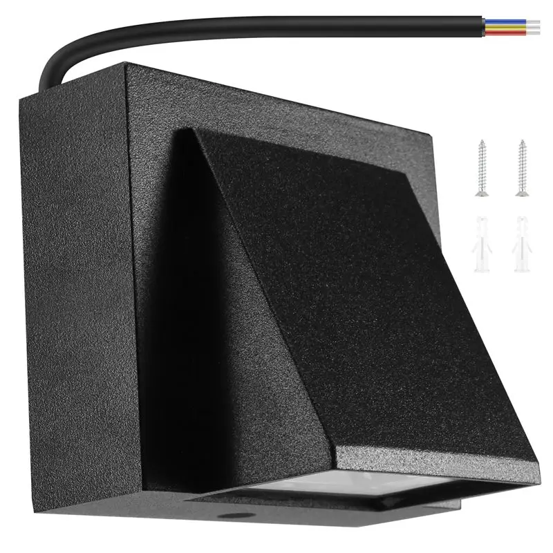 

LLCS-5W Modern LED Wall Light Outdoor Waterproof Wall Lamp Perfect For Corridor Courtyard Gate Terrace Balcony Garden