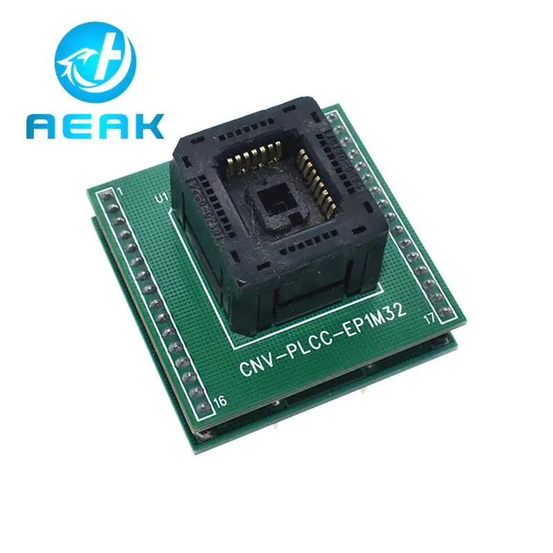 Top Quality Chip programmer PLCC32 adapter socket CNV-PLCC-EP1M32 0324-309 with Board for BIOS PLCC32