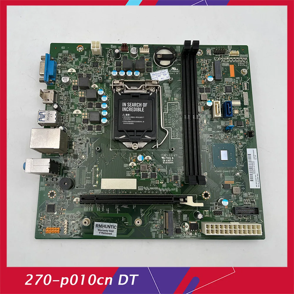 

Desktop Motherboard For HP 270-p010cn DT 906148-601 WIN 355.08001 0001 1151 Card Delivery After 100% Testing