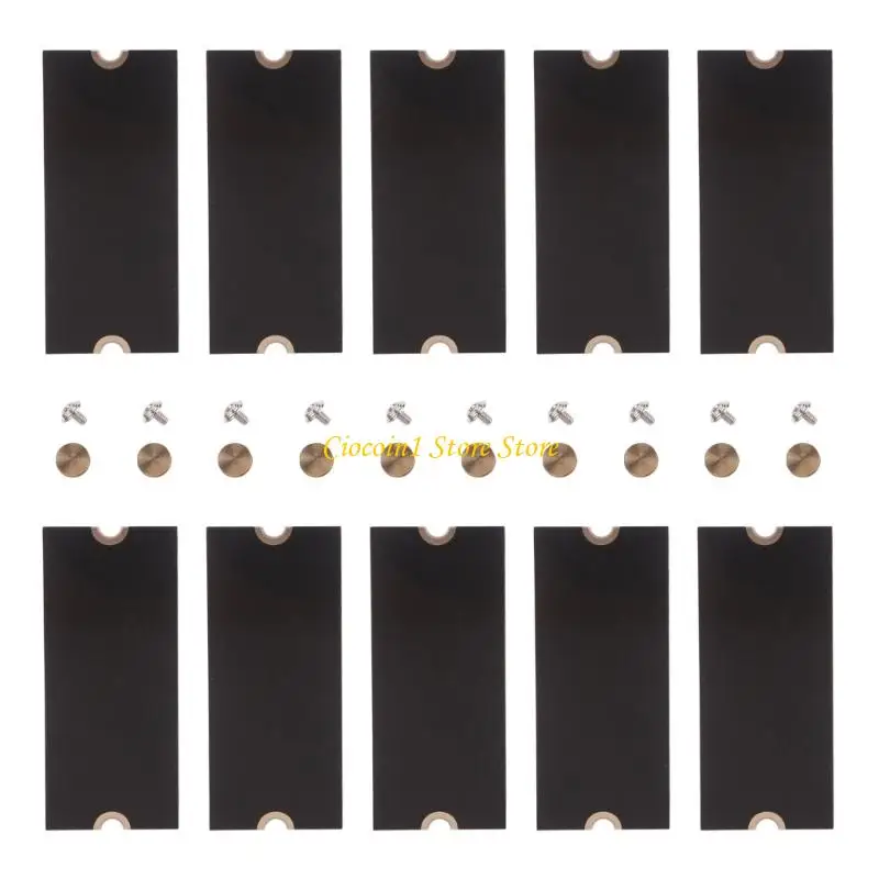 A3PC M.2 Drive Conversion Bracket 10PCS for 2230 to 2280 Size Extension with Durability Metal Enhances Protections