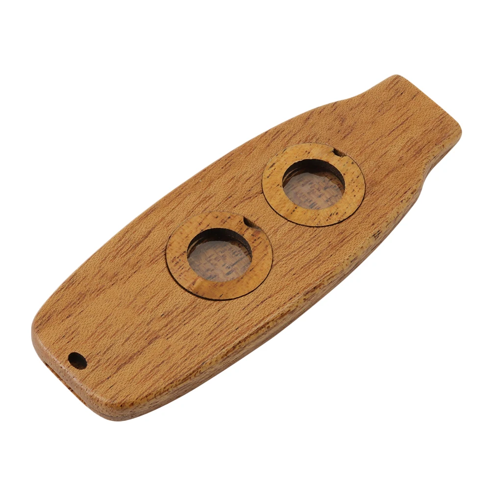 

Wooden Kazoo Kazoos for Starter Adults Kids Bulk Portable Instrument Light Brown Easy to Learn