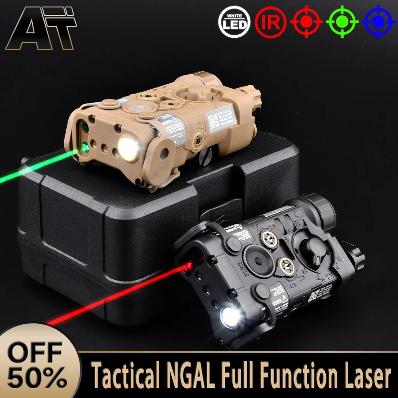 

Tactical Airsoft WADSN NGAL Laser IR Red Green Blue Hunting Weapon Accessory LED White Light Strobe Scout Light Fit 20MM Rail