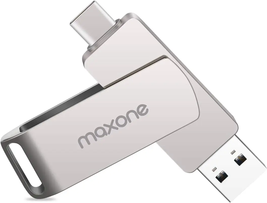 

2-in-1 USB Type C Flash Drive, 256GB High-Speed OTG Memory Stick for Android Smartphones, Computers, MacBook, Chromebook Pixel