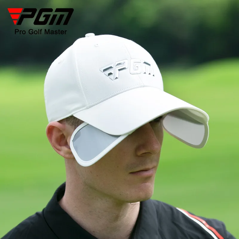 

PGM Golf Hat Men's New Full Face Sunscreen Hat with Scalable brim Sun Hat Breathable Baseball