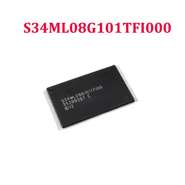 Chip IC Original, S34ML08G101TFI000 TSOP48, Frete Grátis, 1Pcs, 10Pcs, 50Pcs, 100Pcs
