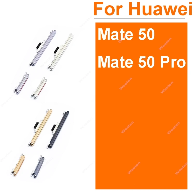 

Power & Volume Side Buttons For Huawei Mate 50 50Pro On Off Power Volume Side Switch Button Flex Clip Replacement Repair Parts