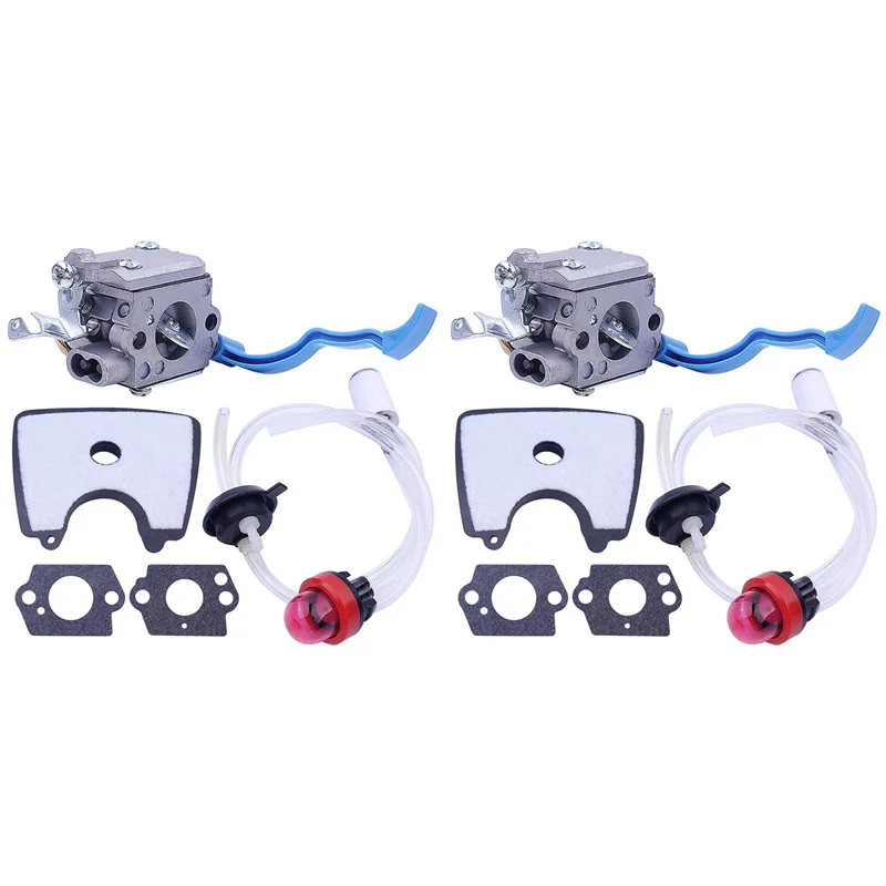 

ABGG-2X Carburetor With Air Fuel Filter Line Tune For 125B 125BX 125BVX Leaf Blower For Zama C1Q-W37 581798001