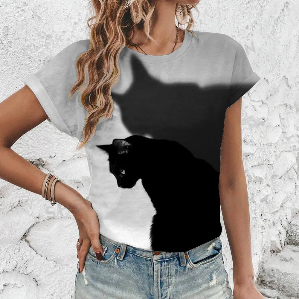 Daily Women's T-Shirt Summer O-Neck T Shirt For Women Fashion Short Sleeve Casual T-Shirt 3d Print Women's Clothing