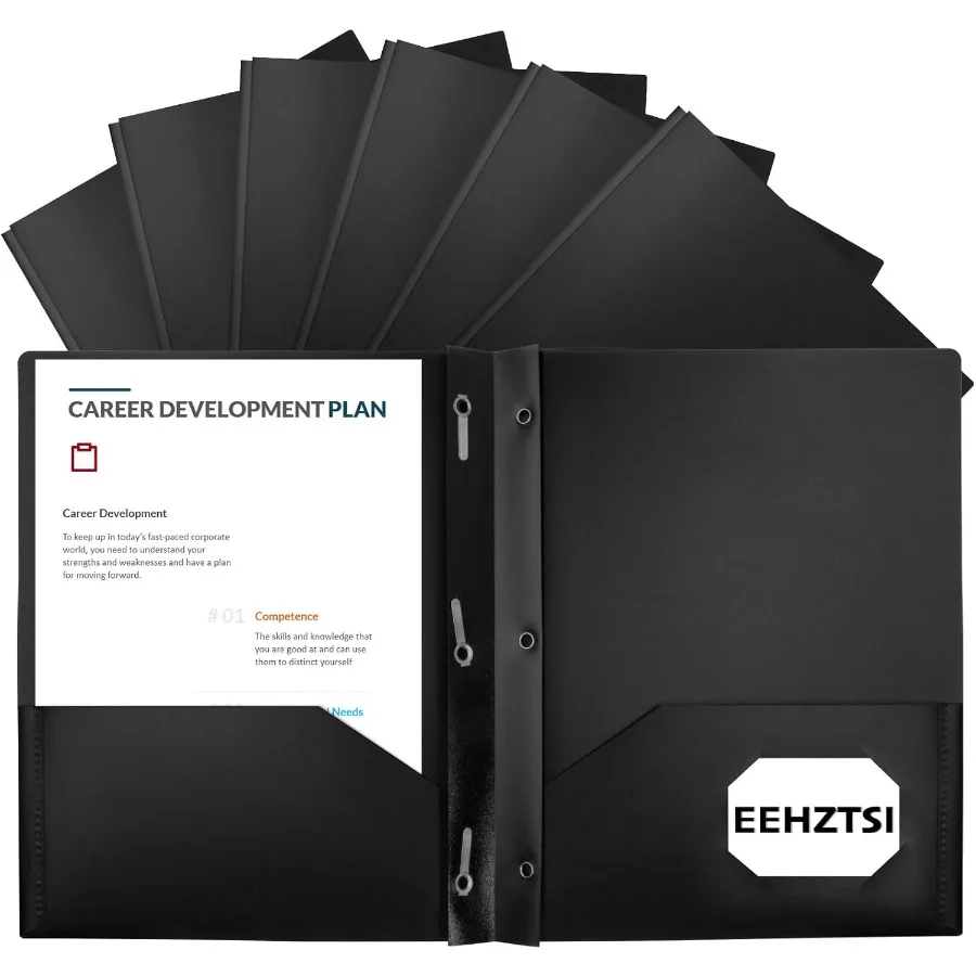 

12 упаковок пластиковых папок с горшками и зубцами. Папки с 2 горшками и 3 застежками. Полиэтиленовые папки вмещает 81 бумага размером 2 x 11 дюймов для школьного офиса.