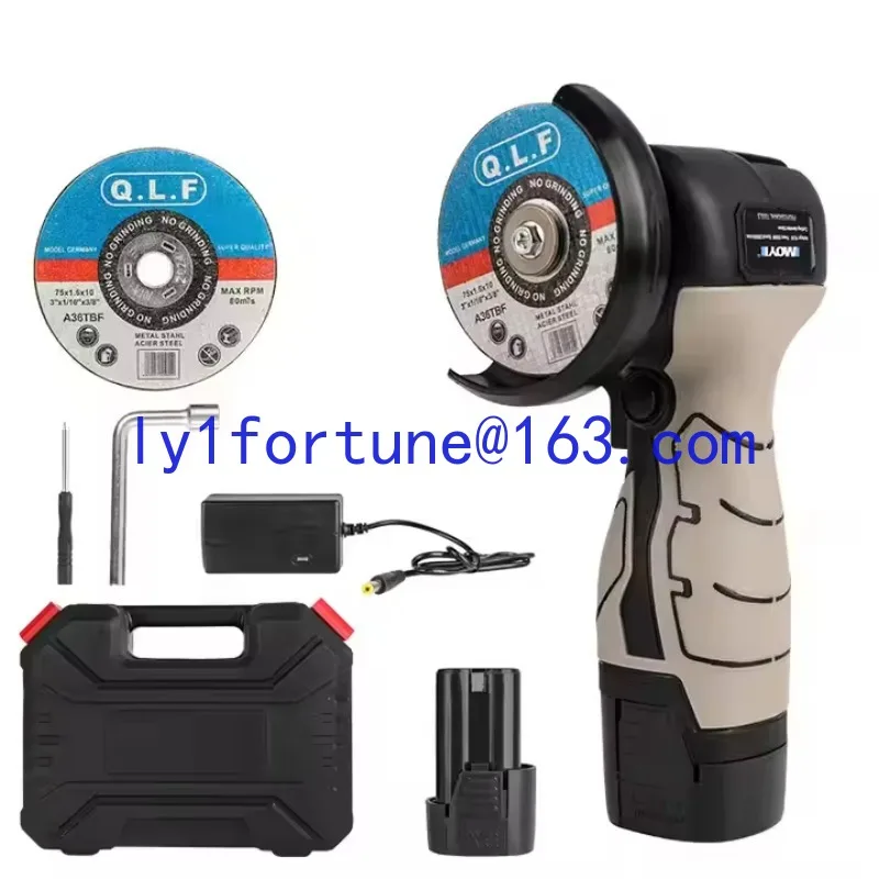 

Mini Angle Grinder Polishing Machine Lithium Battery Small Cutting Machine 16.8v Household Lithium Battery Cutting Machine Moi