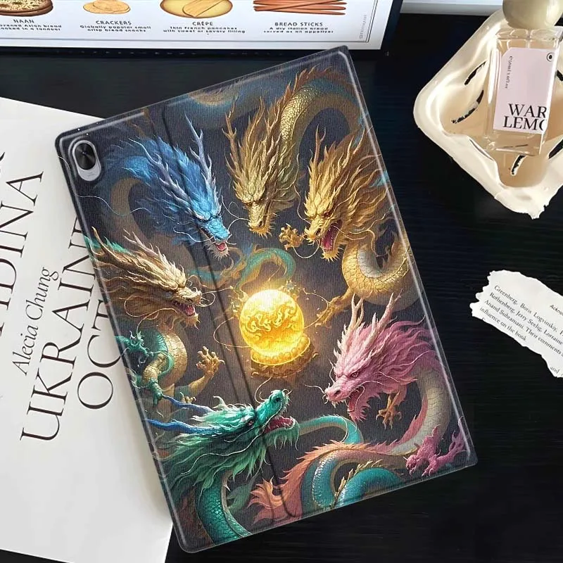 Dragon Art Cool Soft For Huawei MediaPad 11 M5 M6 ES Pro M5Lite Honor Pad V7 V8 X7 X8 X9 GT Pro Tab Tablet Case