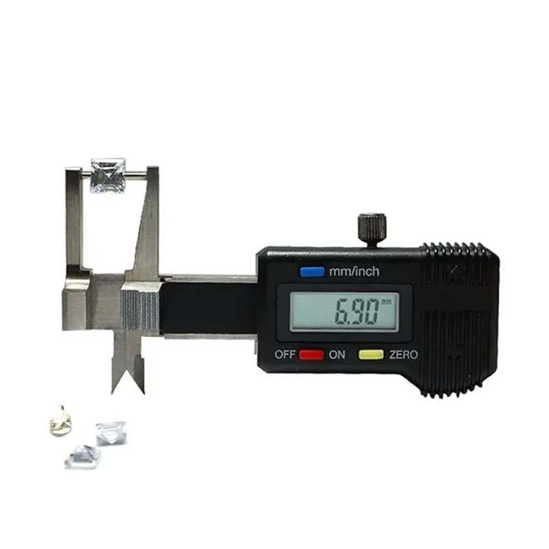 Precision Gemstone Size Diameter Measuring Tool Mini Millimeter Gauge Inside Micrometer Digital Caliper For Diamond