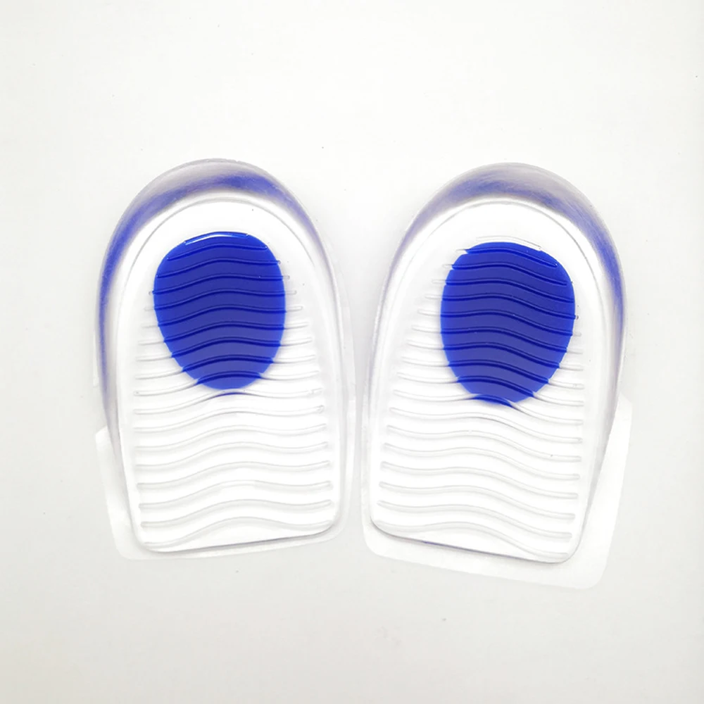 Silicone Gel Heel Cushion Insoles Relief Foot Pain Soft Inserts Foot Pain Protectors Men Women Support Shoe Pad High Heel Insert