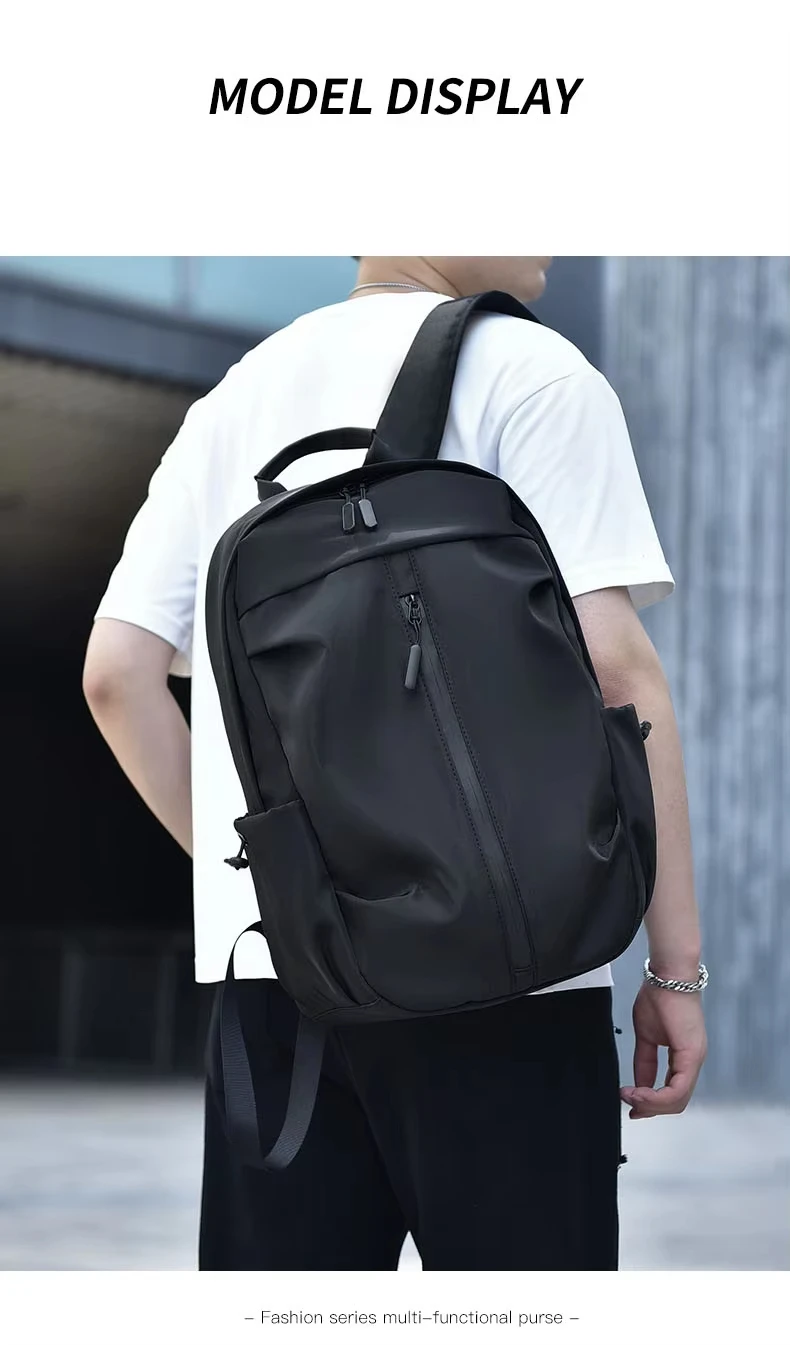 

Trendy Backpack, Fashionable and Simple Casual Bag, Unisex Student School Bag, Lightweight Commuter Travel Bag, Computer Bag wit