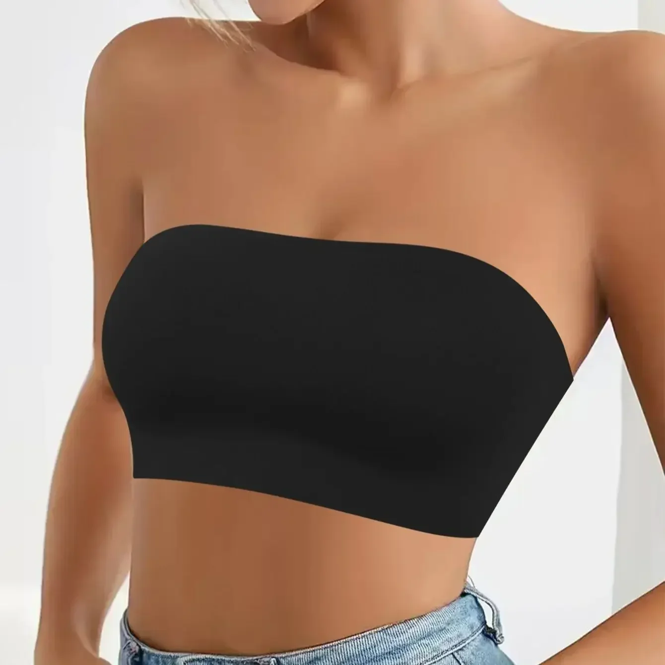 Varsbaby Frauen Tube träger losen BH Brust wickel Bandeau ungefüttert nahtlose atmungsaktive bequeme Unterwäsche Tops