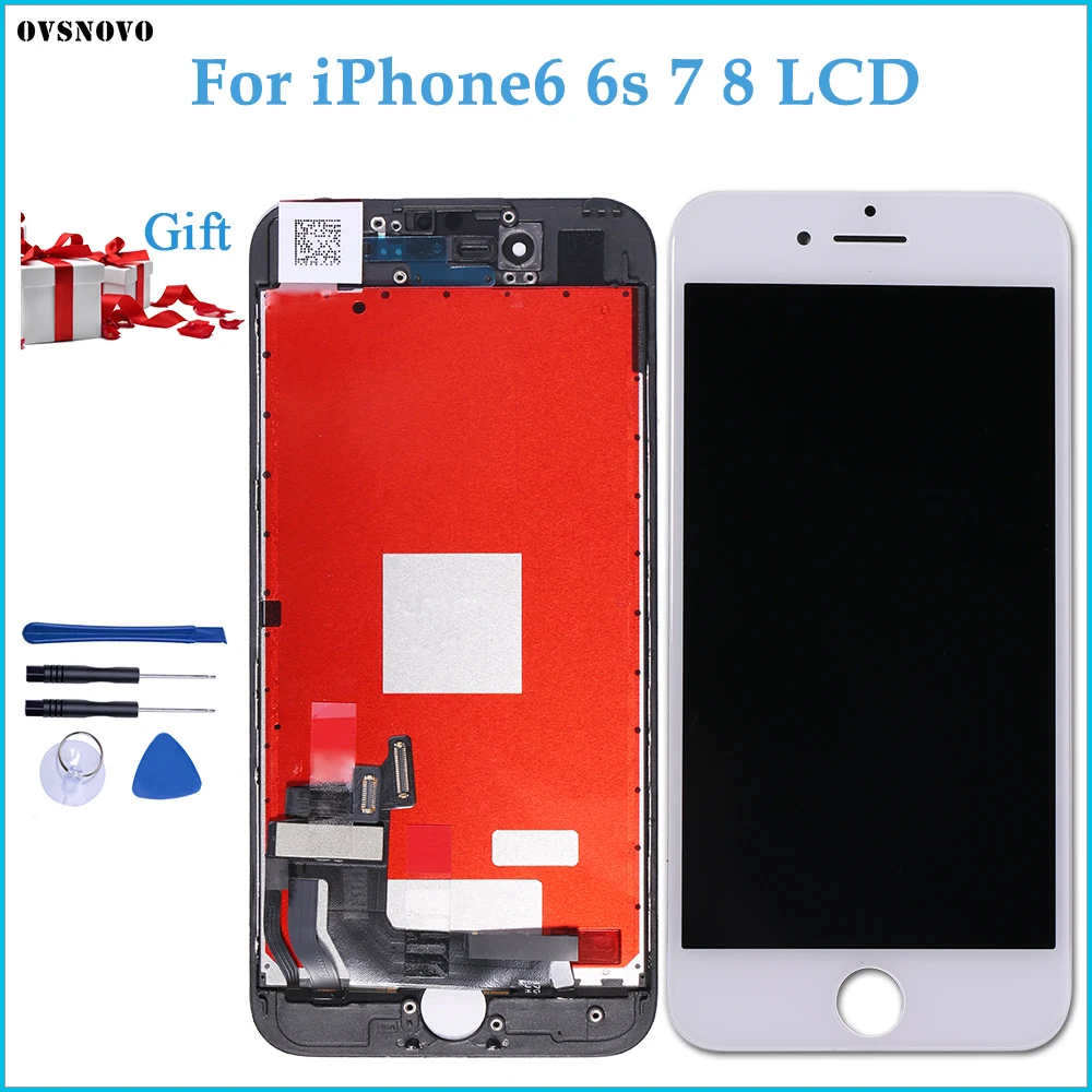 100% AAA+++++LCD Screen For iPhone 6 6s 7 8 Plus Screen LCD Display Digitizer Touch Module 7  Screens Replacement LCDS
