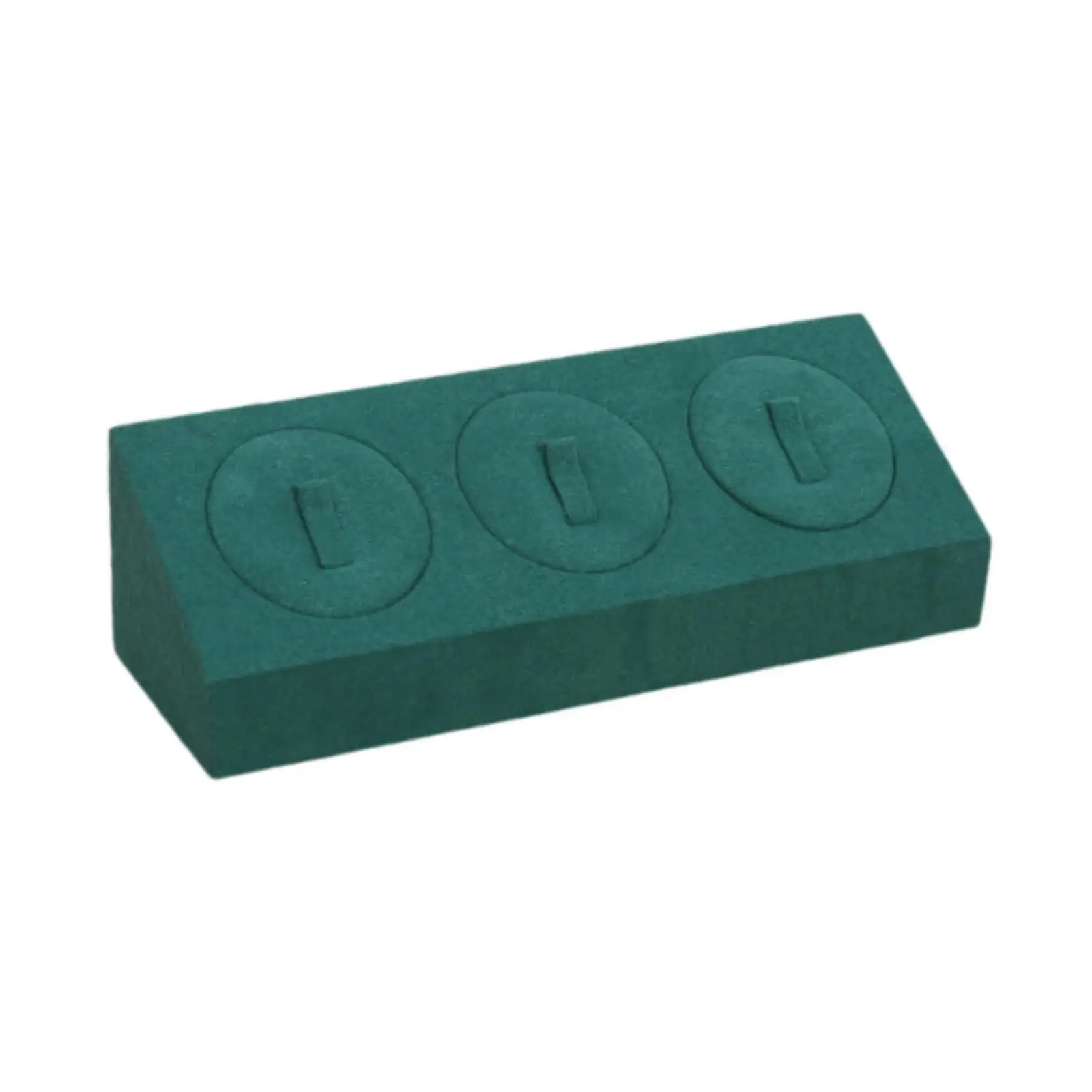 

Подставка для колец, серег, подвесок, 3-зонная подставка для ювелирных изделий, зеленая