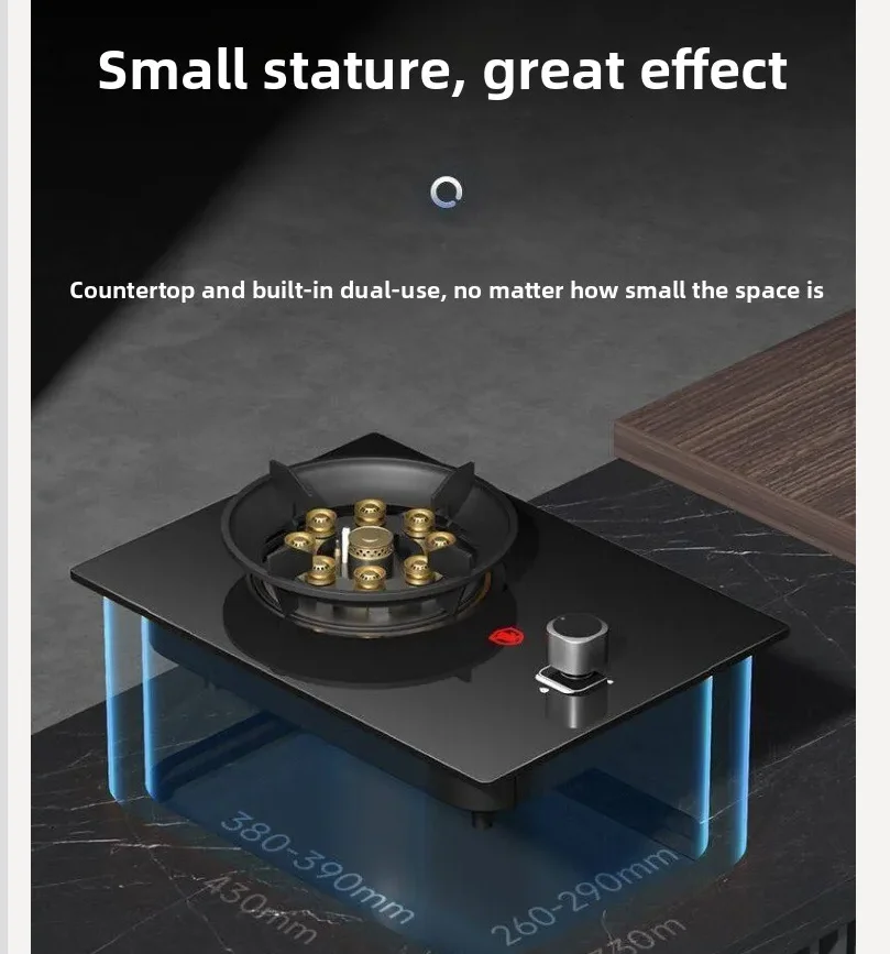 

Газовая плита Haotaitai с одной конфоркой, высокая мощность, энергосберегающая, для домашнего использования, природный газ, сжиженный газ, LAQ