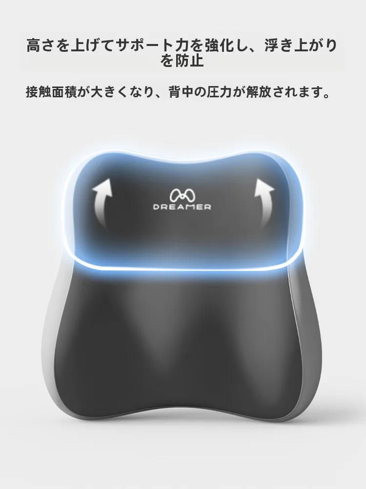 Memory Foam Lumbar Support Pillow Office Desk Chair Backrest Cushion Stress Relief Tool Student Sitting Pressure Reducer Pad