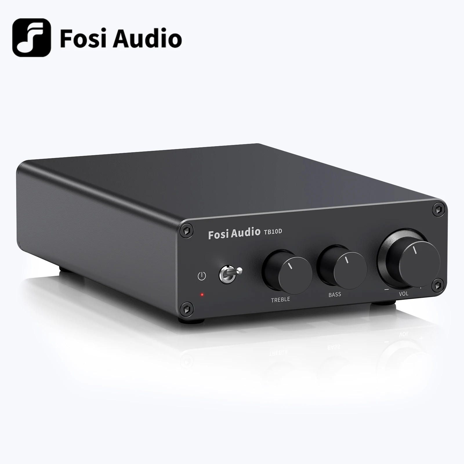 Fosi-amplificador de potencia de sonido digital HiFi, amplificador estéreo CLASE D CON agudos y bajos para altavoz de cine en casa, 600W, TPA3255,