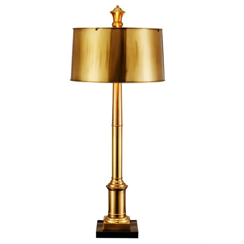 China Factory Led Table Lamp with Direct Price Modern Style Brass Deco Desk Light for Bedroom Livingroom Manufacturer