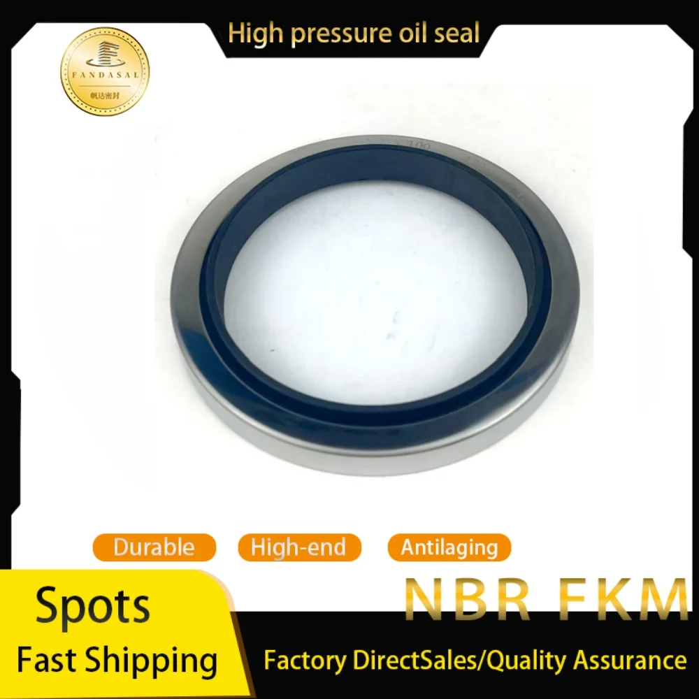 Rotating Shaft ID:35*OD:46/47/50/52/55*7/8/10mm 304 Stainless steel PTFE oil seal, high-pressure air compressor seal