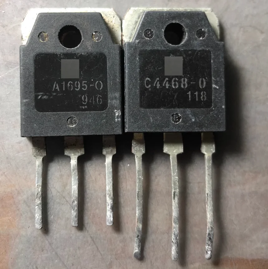 4pcs=2pair Used A1695-O C4468-O Audio amplifier paired with tube sound A1695-0 C4468-0