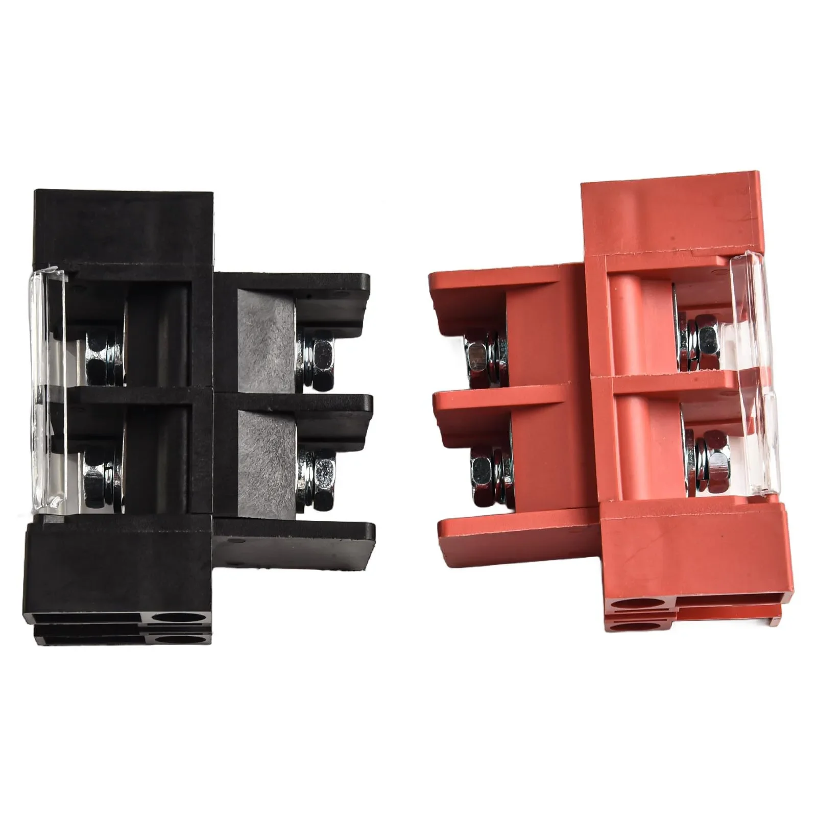 

Sturdy And Long Lasting High Current Parts Terminal Block Thermosetting Plastic Protective Design Wire Connectors Red Black