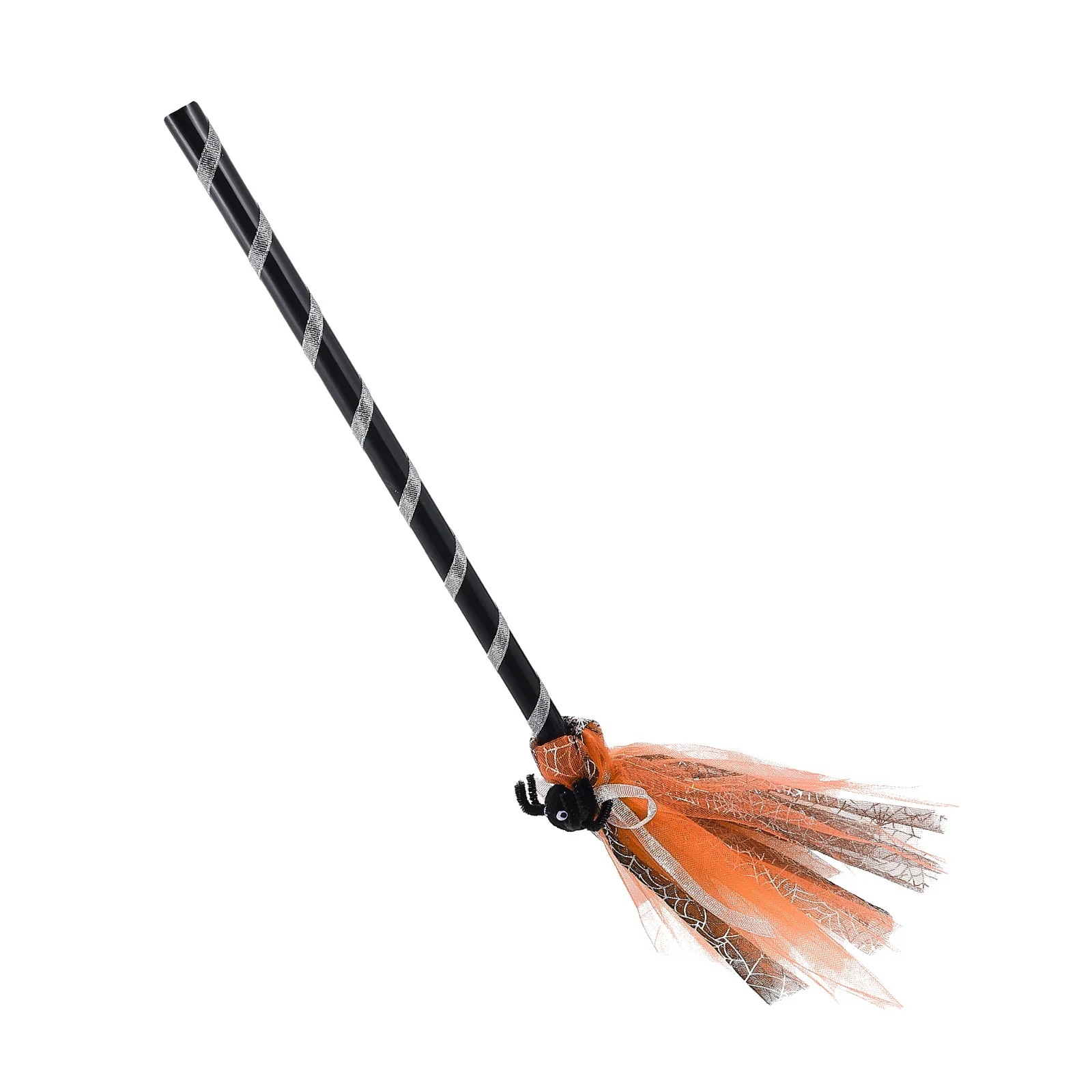 

1Pcs Halloween Witch Broom Broomstick Decoration Prop Durable Wear-Resistant Perfect for Parties and Performances