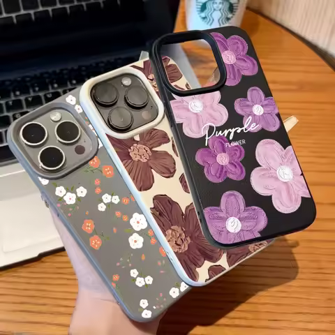 Orange Flowers Phone Case For Infinix Note 50 Plus 50S 30 40 Pro Hot 30 40 50 Pro Plus Play Tecno Camon 40 Pro Smart 9 10 Cover