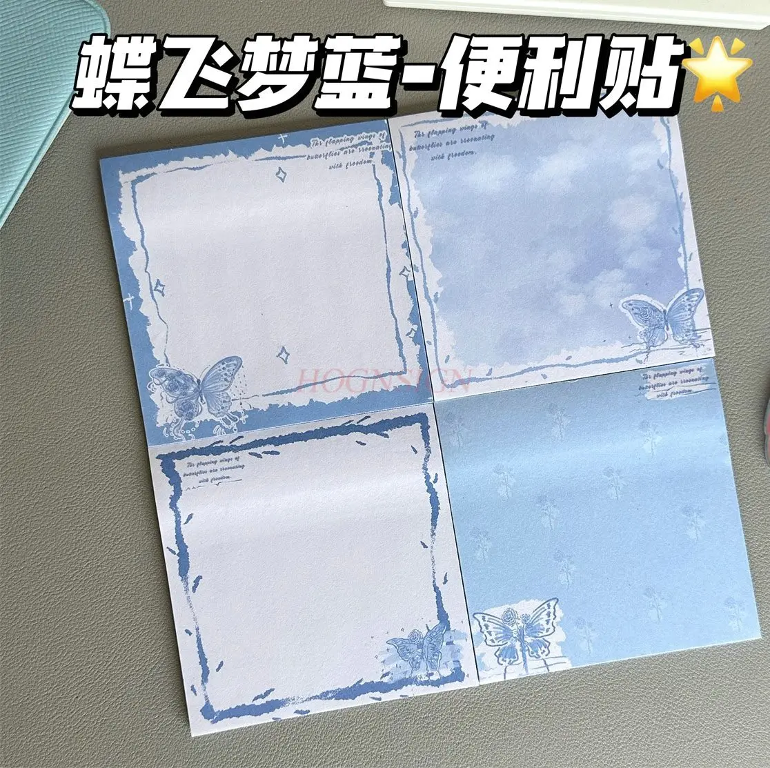4book Cute sticky notes with high aesthetic value, student study notes, and marker stickers