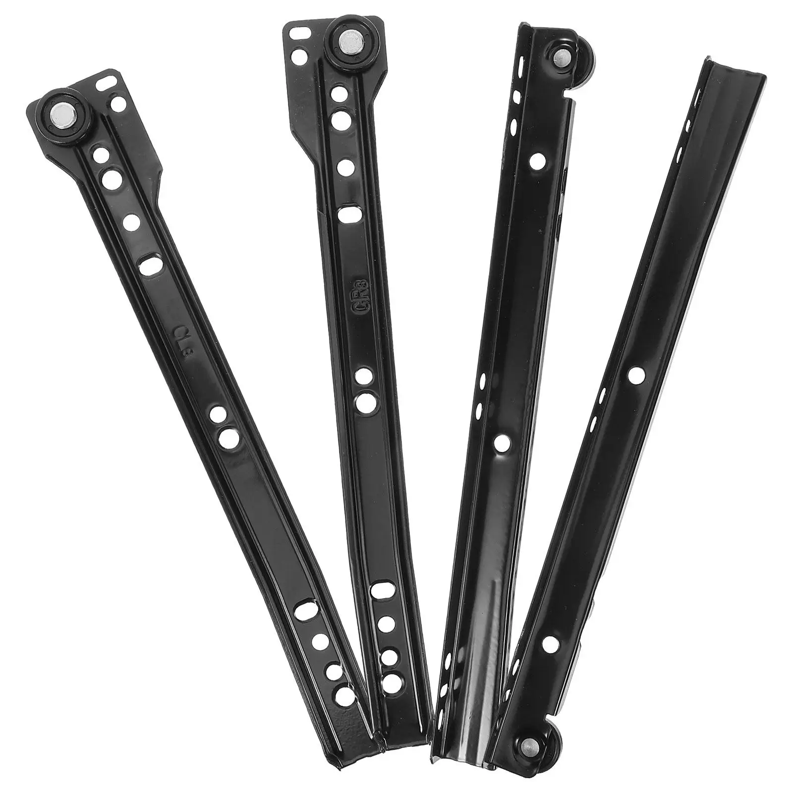 10 Inch Drawer Slides Bottom Mount Furniture Hardware Accessories Kitchen Parts Metal Glides Track Guides Dresser Sliders Cold