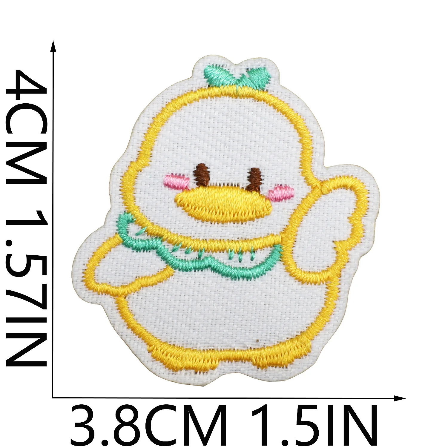 

Popular New Style of Small Patchwork Webbing Bag Cute Bear Embroidery Patchwork Computer Embroidery Label Duck Patch